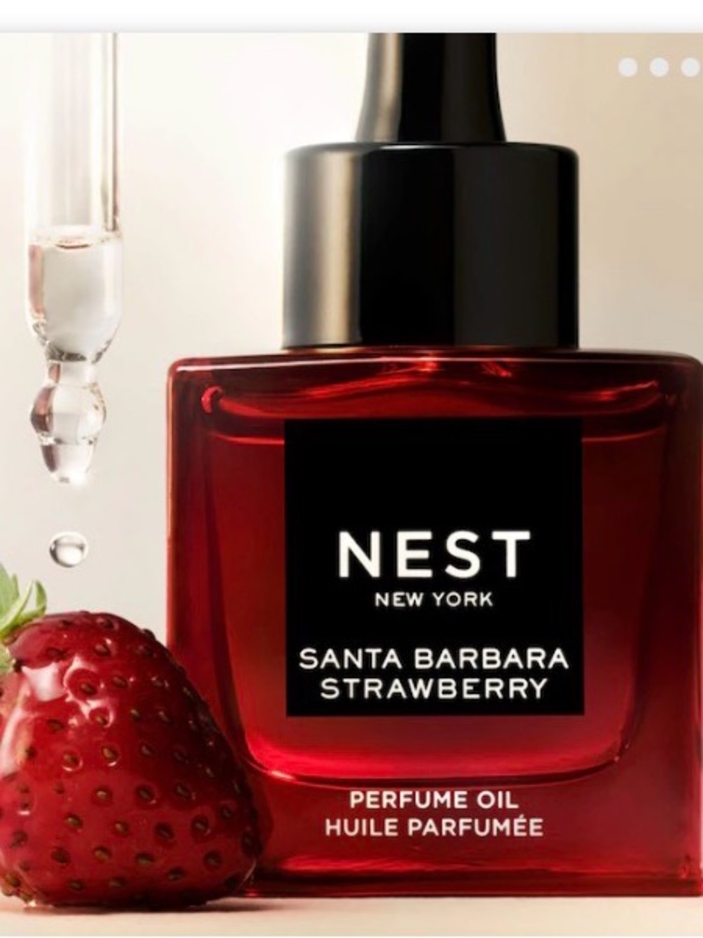 NEST Santa Barbara Strawberry Perfume Oil - Red